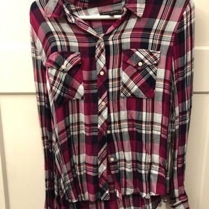 Long sleeve flannel t shirt
